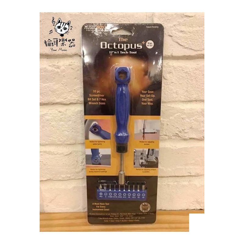 ♪ Your Music 愉耳樂器 ♪全新 Music Nomad MN228 大章魚起子 17合1工具 全新 Music Nomad MN228 大章魚起子 17合1工具 — 三峽配件 / 週邊