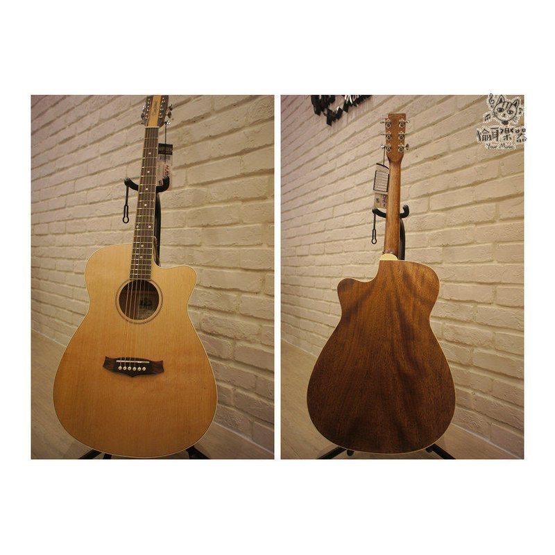 ♪ Your Music 愉耳樂器 ♪ 全新英國品牌TANGLEWOOD TNSF 缺角 面單 雲杉 木吉他 含原廠硬CASE 全新英國品牌TANGLEWOOD TNSF 缺角 面單 雲杉 木吉他 含原廠硬CASE — 三峽吉他 / Bass
