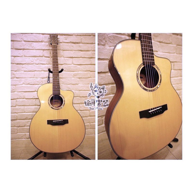 ♪ Your Music 愉耳樂器 ♪ 全新 Woodtone GA-40C 單板木吉他 全新 Woodtone GA-40C 單板木吉他 — 三峽吉他 / Bass