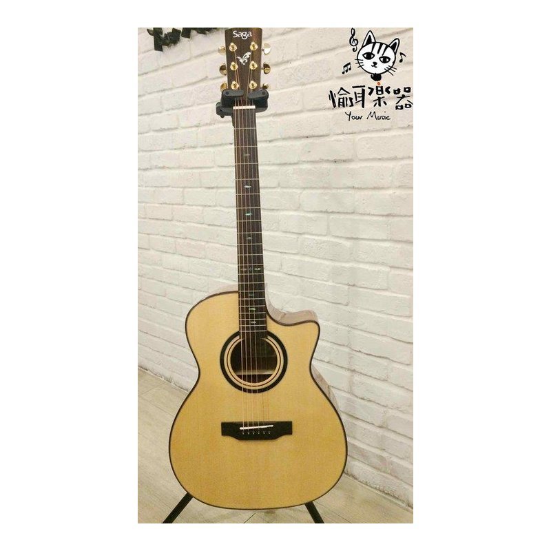 ♪ Your Music 愉耳樂器♪ Saga吉他 OM桶系列 單板 OM-68C (附原廠琴袋) Saga吉他 OM桶系列 單板 OM-68C (附原廠琴袋) — 三峽吉他 / Bass