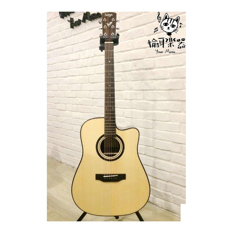 ♪ Your Music 愉耳樂器♪ Saga D-66C (D66C) 面單民謠吉他 精緻做工 附贈原廠厚琴袋 Saga D-66C (D66C) 面單民謠吉他 精緻做工 附贈原廠厚琴袋 — 三峽吉他 / Bass