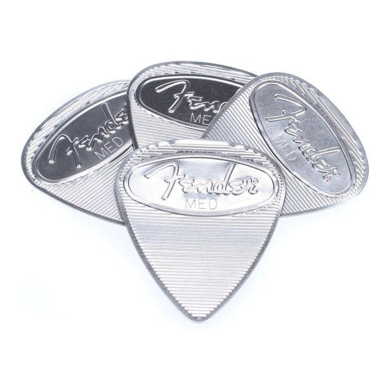 ♪ Your Music 愉耳樂器♪FENDER STAINLESS STEEL PICKS 不鏽鋼金屬匹克 飾品 FENDER STAINLESS STEEL PICKS 不鏽鋼金屬匹克 飾品 — 三峽配件 / 週邊
