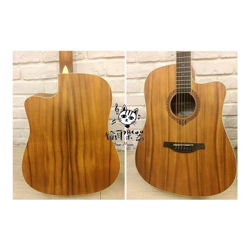 ♪ Your Music 愉耳樂器♪Odin SA-4130NS D桶相思木民謠吉他 新手入門款附琴袋 Odin SA-4130NS D桶相思木民謠吉他 新手入門款附琴袋 — 三峽吉他 / Bass