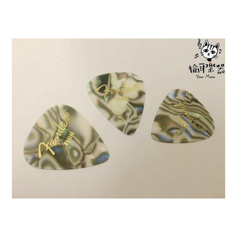 ♪ Your Music 愉耳樂器♪ FENDER 匹克 THIN 貝殼 木吉他 電吉他 用 FENDER 匹克 THIN 貝殼 木吉他 電吉他 用 — 三峽吉他 / Bass