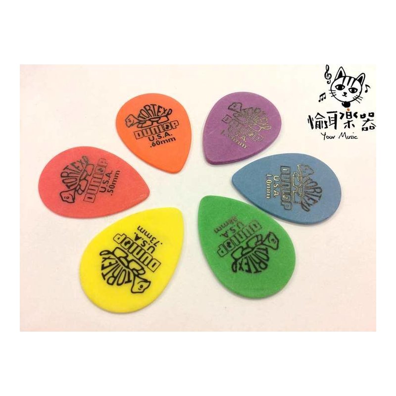 ♪Your Music愉耳樂器♪Dunlop Small Tear Drop 4231吉他匹克PICK彈片六片套裝 Dunlop Small Tear Drop 4231吉他匹克PICK彈片六片套裝 — 三峽吉他 / Bass