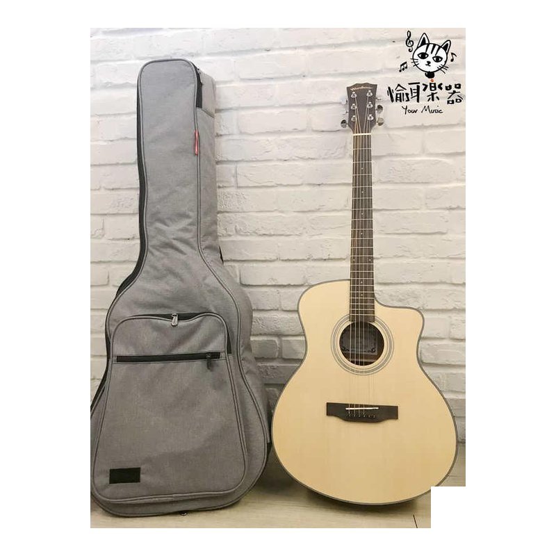 ♪ Your Music 愉耳樂器 ♪Woodtone GA110C民謠吉他 附新款灰色原廠琴袋 新手激推 Woodtone GA110C民謠吉他 附新款灰色原廠琴袋 新手激推 — 三峽吉他 / Bass