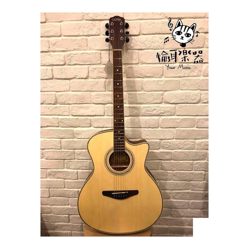 ♪ Your Music 愉耳樂器♪ ULTRA GW330 亮面原木色 41吋J桶缺角 木吉他 附原廠琴袋 ULTRA GW330 亮面原木色 41吋J桶缺角 木吉他 附原廠琴袋 — 三峽吉他 / Bass