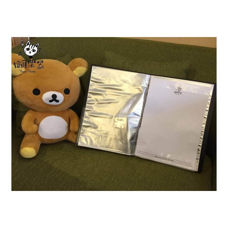 ♪ Your Music 愉耳樂器 ♪台灣製 不反光20頁資料簿 MIT 文具 20入資料夾 文件夾 譜夾 台灣製 不反光20頁資料簿 MIT 文具 20入資料夾 文件夾 譜夾 — 三峽配件 / 週邊