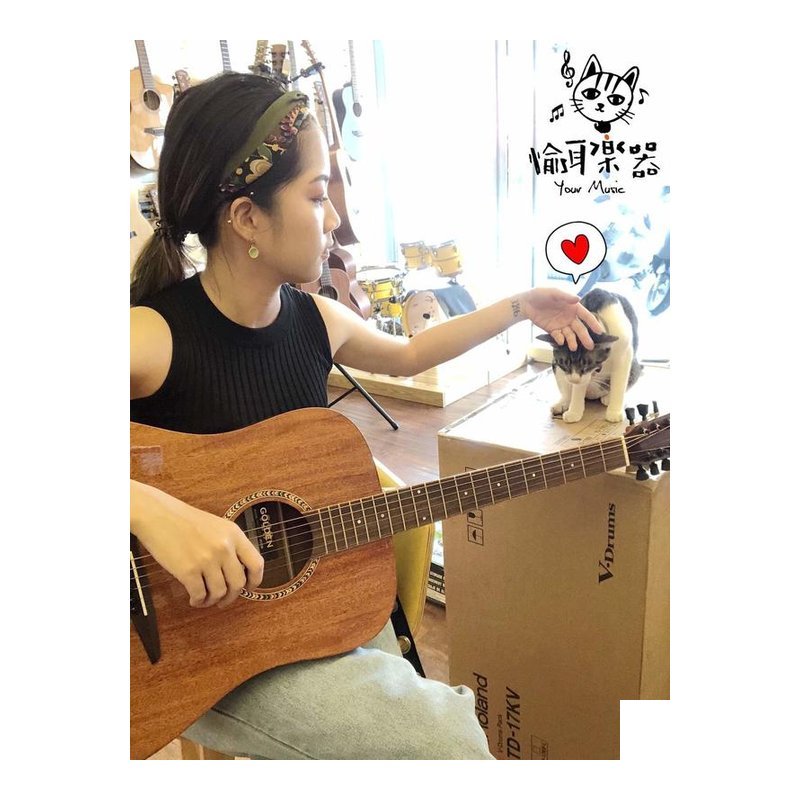 ♪ Your Music 愉耳樂器♪Diana Guitar 729 D桶 全桃花心 亮面 民謠吉他 復古 Diana Guitar 729 D桶 全桃花心 亮面 民謠吉他 復古 — 三峽吉他 / Bass