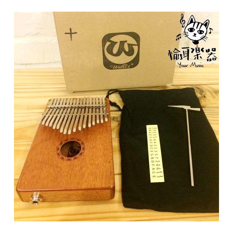 ♪Your Music 愉耳樂器♪免運 Walter.t 17音卡林巴 拇指琴桃花芯木單板雕花電箱款可插電GECKO 免運 Walter.t 17音卡林巴 拇指琴桃花芯木單板雕花電箱款可插電GECKO — 三峽鼓 / 打擊