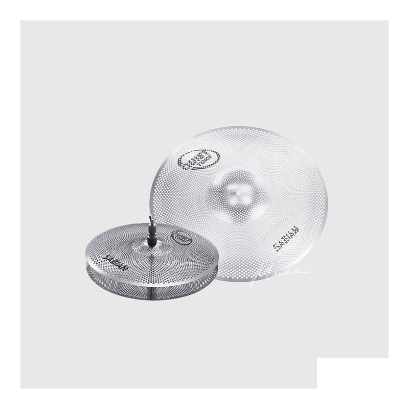 Sabian Sabian QTPC501 靜音銅鈸 套裝 QUIET TONE 練習銅鈸 13"+18" — 三峽鼓 / 打擊