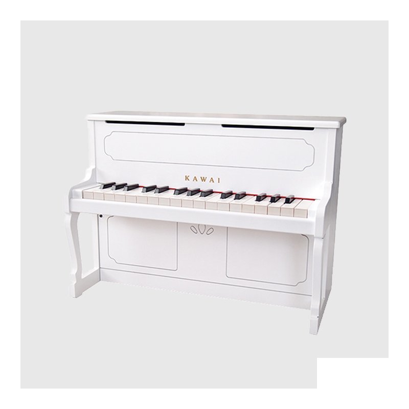 KAWAI [日製] KAWAI 1152 迷你鋼琴 32鍵 直立式 白色 木頭材質 — 三峽電鋼琴 / 鍵盤