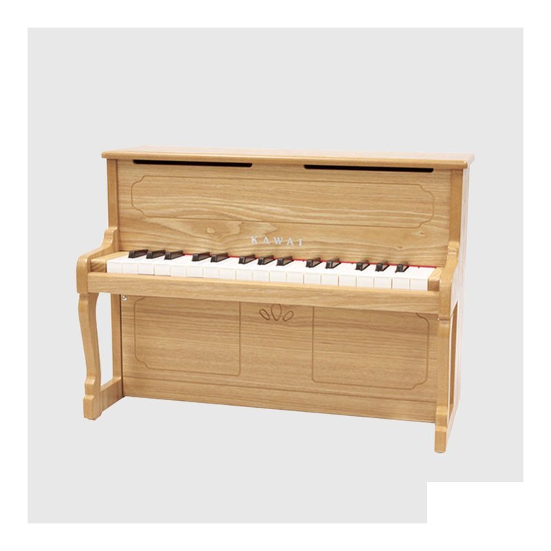 KAWAI [日製] KAWAI 1154 迷你鋼琴 32鍵 直立式 木色 木頭材質 — 三峽電鋼琴 / 鍵盤