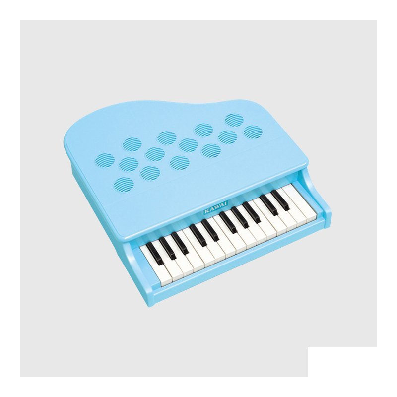 KAWAI [日製] KAWAI 1185 迷你鋼琴 25鍵 平台式 藍色 塑膠材質 #無法掀開琴蓋 — 三峽電鋼琴 / 鍵盤
