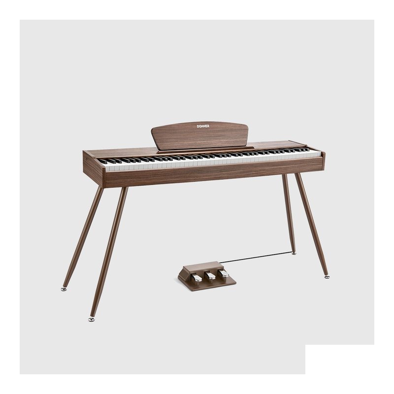 Donner Donner DDP80 數位鋼琴 胡桃木色 — 三峽電鋼琴 / 鍵盤