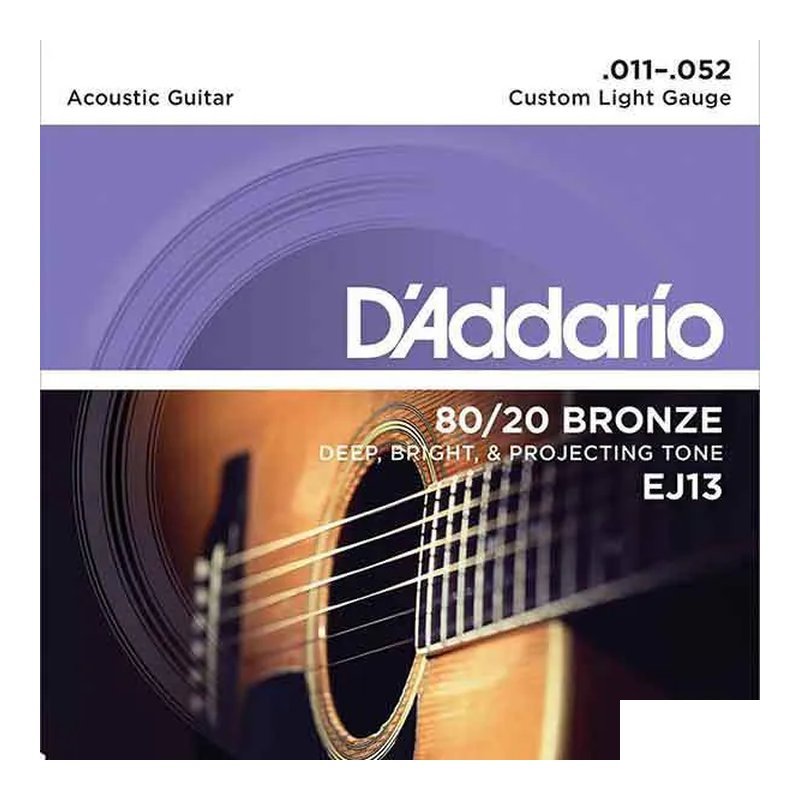 D'Addario D'addario - EJ13 木吉他弦 011-052 80/20青銅 適合初學者 — 三峽木吉他 / 民謠吉他