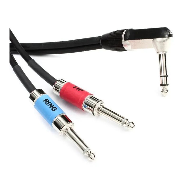 YCable手工導線 雙拾音器用 雙軌前級使用｜日本Canare L-2T2S線材｜瑞士Neutrik接頭 — 三峽錄音 / 音響