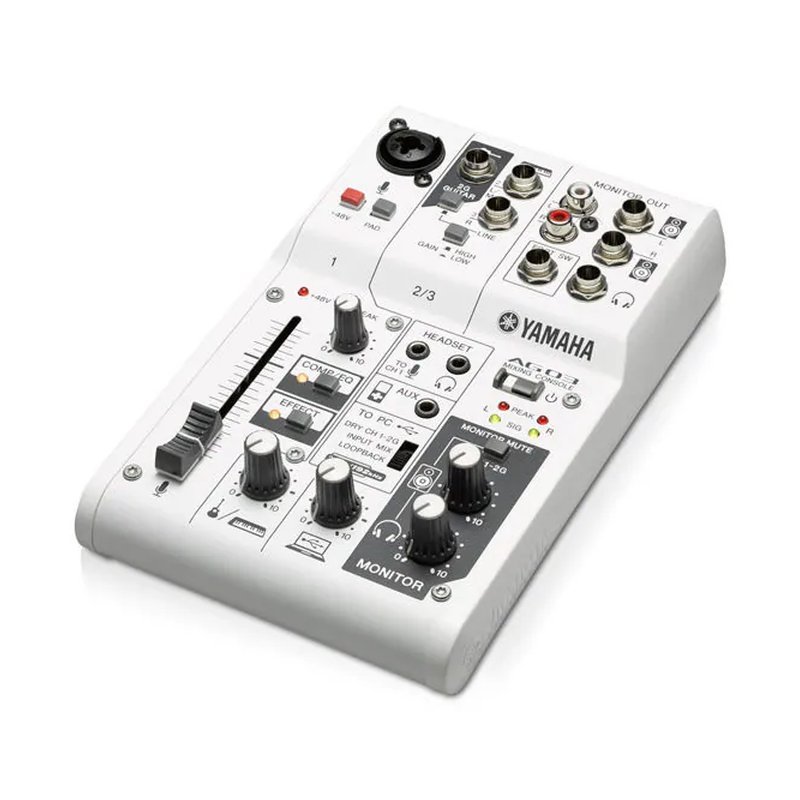 Yamaha YAMAHA AG03 直播神器 混音器 錄音介面 練團必備 可支援48V — 三峽麥克風