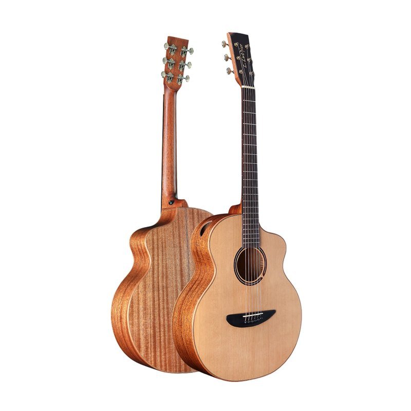 L.Luthier - Bayou light 38吋全實木吉他 桃花心木 側音孔 音色甜美 外觀簡約耐看 — 三峽吉他 / Bass