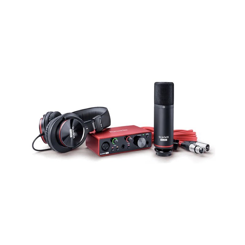 Focusrite Focusrite - scarlett-solo studio 4th Gen 錄音套組 直接錄音 CP值高 入門半專業 錄音設備 — 三峽麥克風