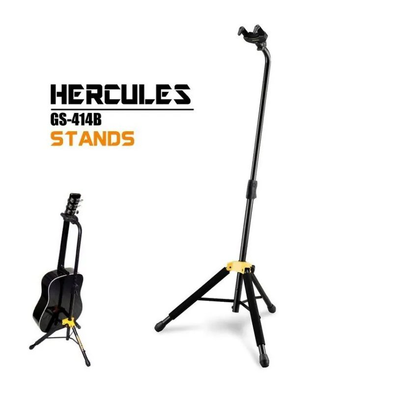 Hercules HERCULES - GS-414B 通用型吉他架 穩固 保護性第一名 地震也不怕 — 三峽木吉他 / 民謠吉他