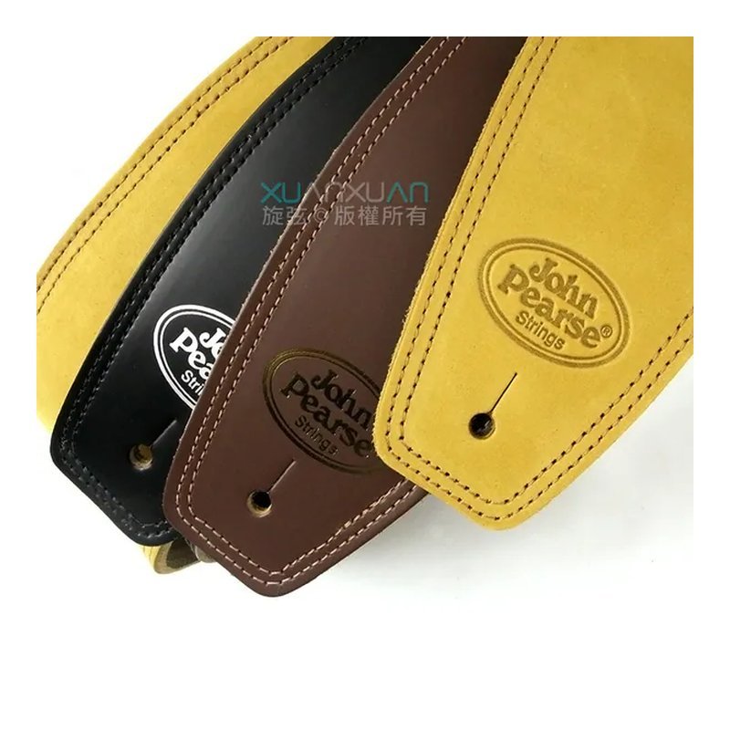 John Pearse - 馬鞍皮3"版 皮革背帶 吉他背帶 樂器背帶 背帶 — 三峽配件 / 週邊