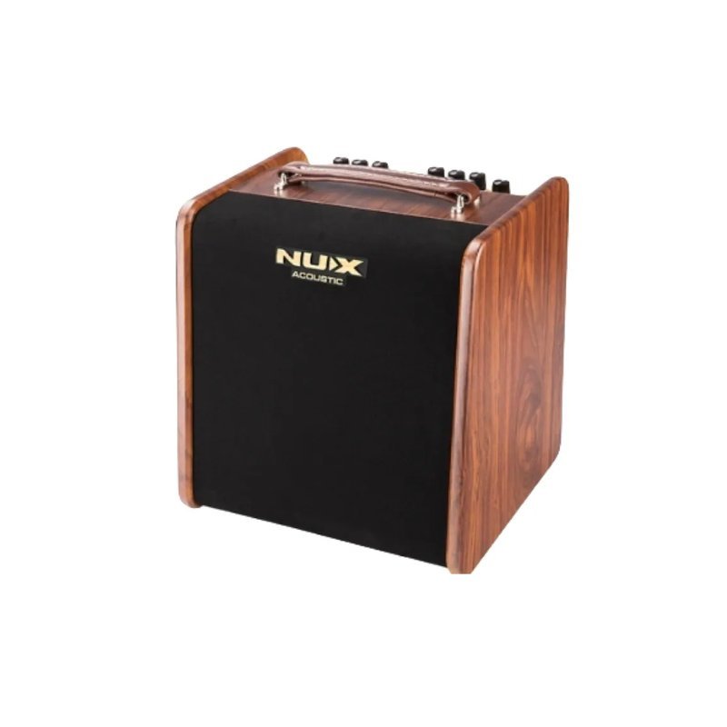 NUX NUX - Stageman AC-80 木吉他音箱 充電式 app操作 內建IR、Loop及節奏鼓機 支援藍牙 附原廠踏板 — 三峽木吉他 / 民謠吉他