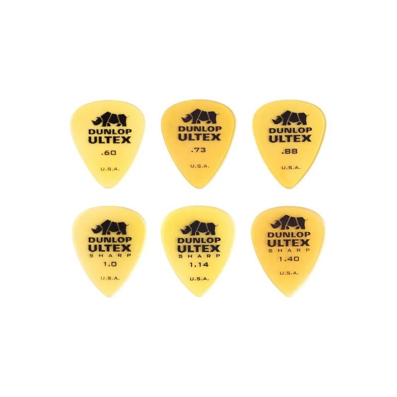 Dunlop Dunlop pick ULTEX 吉他pick 吉他撥片 犀牛圖案 不同厚度 透光設計 好彈好握 數量越多越便宜 — 三峽木吉他 / 民謠吉他