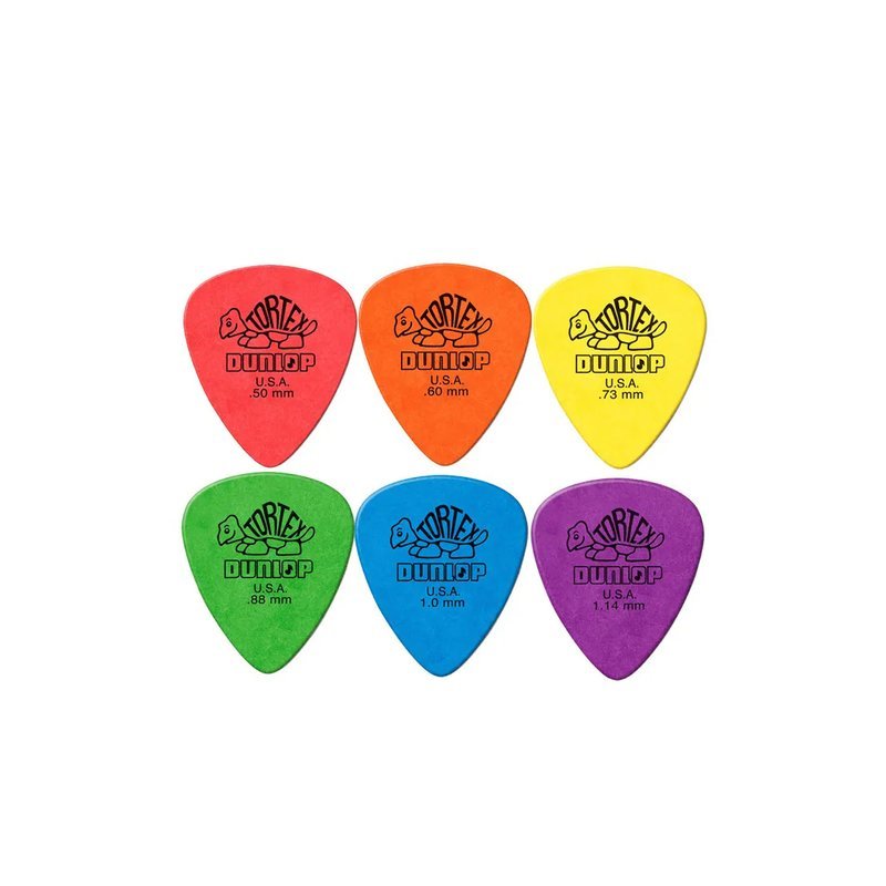 Dunlop Dunlop pick 418R 吉他pick 吉他撥片 烏龜圖案 不同厚度 霧面設計 好彈好握 數量越多越便宜 — 三峽木吉他 / 民謠吉他