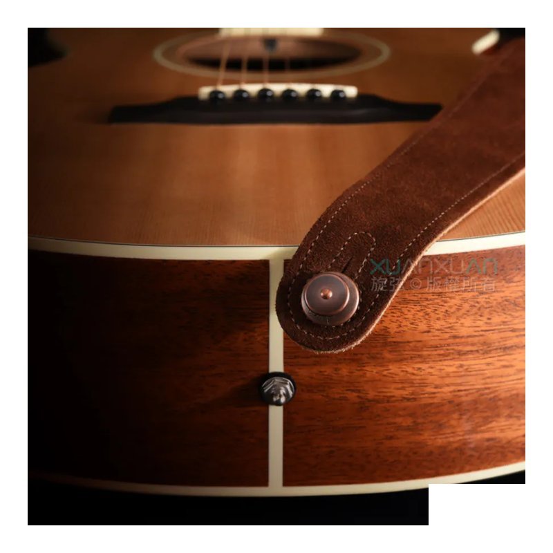 Loxx 德製安全肩帶釦-民謠/烏克-復古紅銅 安全背帶扣 背帶釘 牢固 — 三峽烏克麗麗