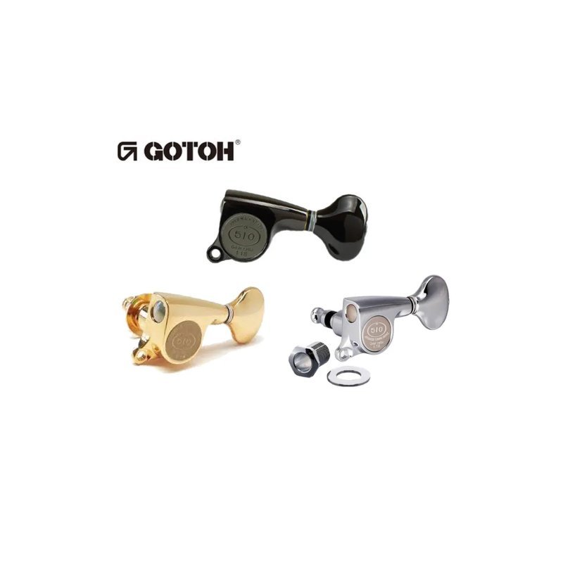 GOTOH GOTOH - SGS510Z 木吉他弦鈕 45度 1:18 日本製 音準強化 齒輪比高 弦鈕首選 — 三峽木吉他 / 民謠吉他