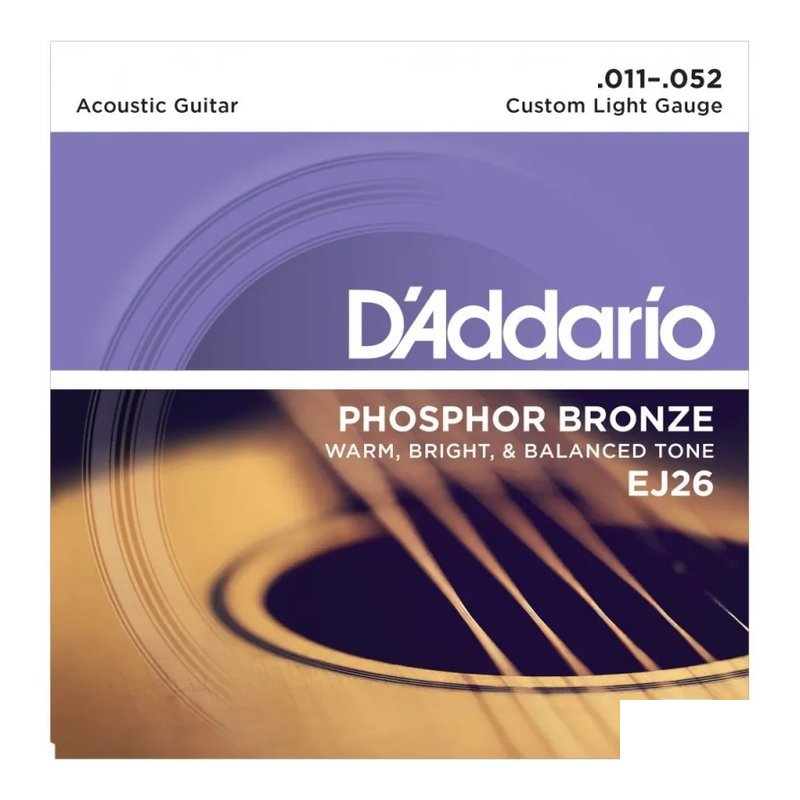 D'Addario D'addario - EJ26木吉他弦 011-052 磷青銅 暢銷款 — 三峽木吉他 / 民謠吉他