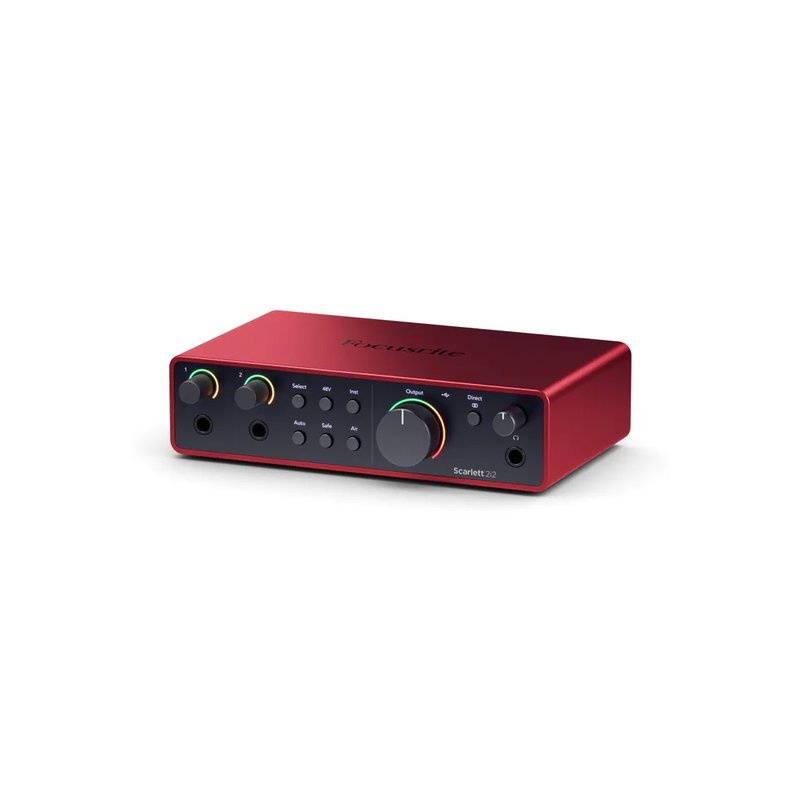 Focusrite Focusrite - scarlett-2i2 4th 錄音介面 USB錄音 錄音設備 — 三峽木吉他 / 民謠吉他