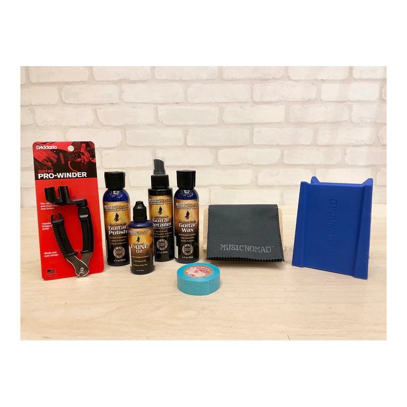 吉他保養換弦套組｜換弦工具、保養套組、遮蔽膠帶、樂器什麼枕【內有保養、換弦教學】 — 三峽吉他 / Bass