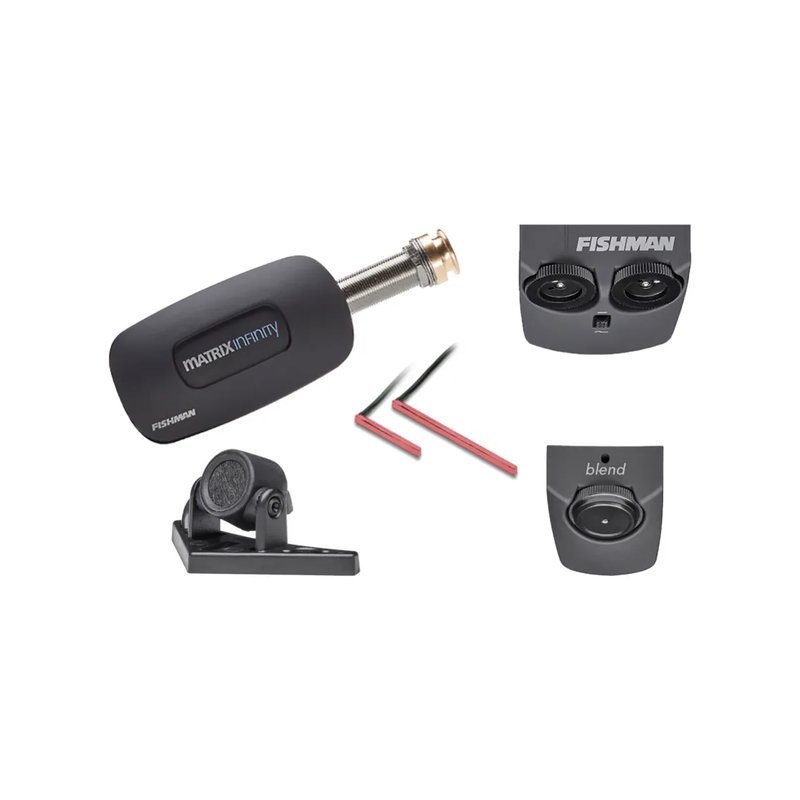 Fishman - Matrix Infinity mic blend 雙系統拾音器 下弦枕 麥克風 還原度高（吉他/烏克麗麗）pickup — 三峽烏克麗麗