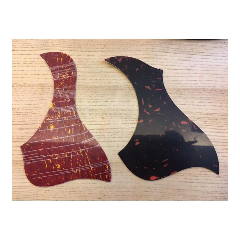 木吉他護板 吉他護板（朱紅色 木吉他護板 吉他護板（朱紅色 / 金剛黑） — 三峽木吉他 / 民謠吉他