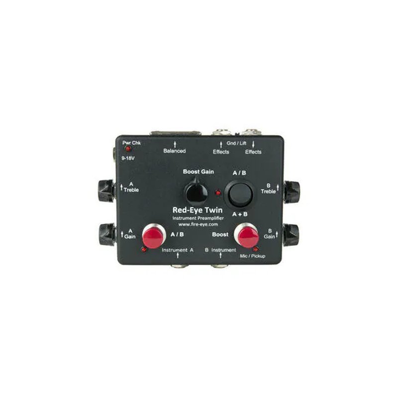 Fire Eye - Red Eye Twin MK2 木吉他前級 Preamp 雙軌前級 — 三峽烏克麗麗