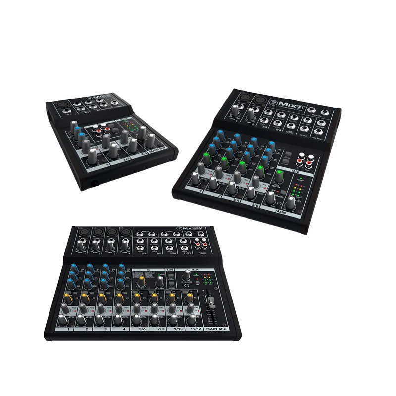 Mackie MACKIE / MIX 系列 類比混音器(MIX5/MIX8/MIX12FX) — 三峽音響 / 音箱