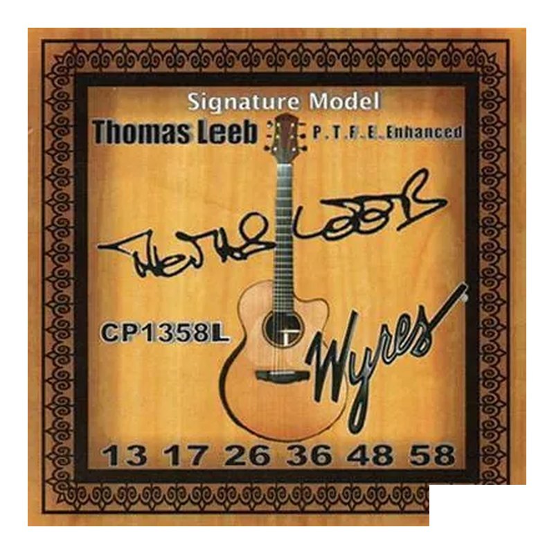 Wyres - Thomas Leeb 簽名款 013-058 手工吉他弦 簽名弦 磷青銅 紅銅 — 三峽配件 / 週邊