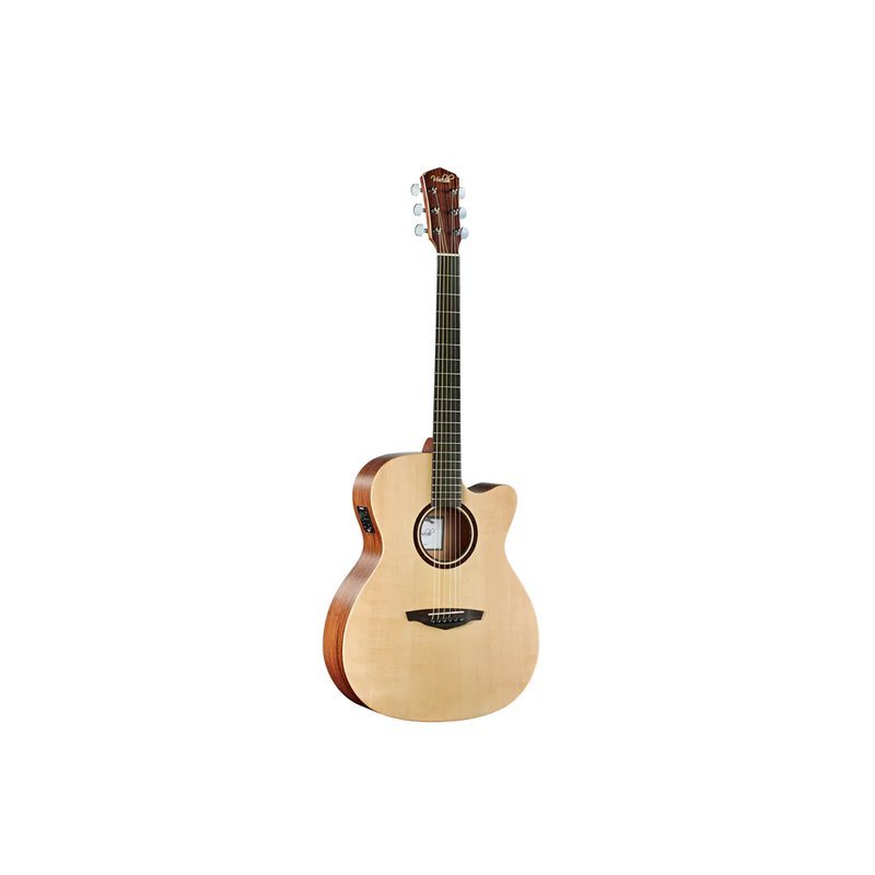 Veelah Veelah - V1OMCE 41吋單板吉他 可接電 表演款 CP值高 外觀樸素自然 — 三峽木吉他 / 民謠吉他