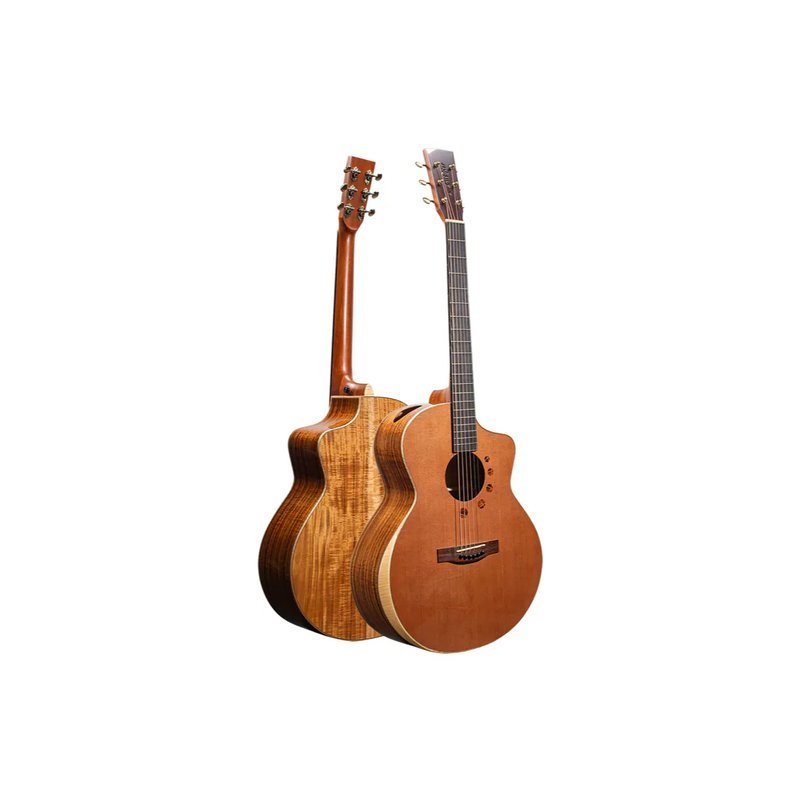L.Luthier - Aca C 40吋全實木吉他 相思木 側音孔 音色甜美 顆粒飽滿 — 三峽吉他 / Bass