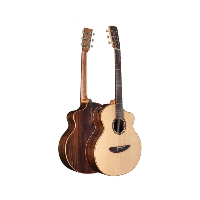 L.Luthier - Eden Light 38吋全實木吉他 玫瑰木 側音孔 音色甜美 顆粒飽滿 — 三峽吉他 / Bass