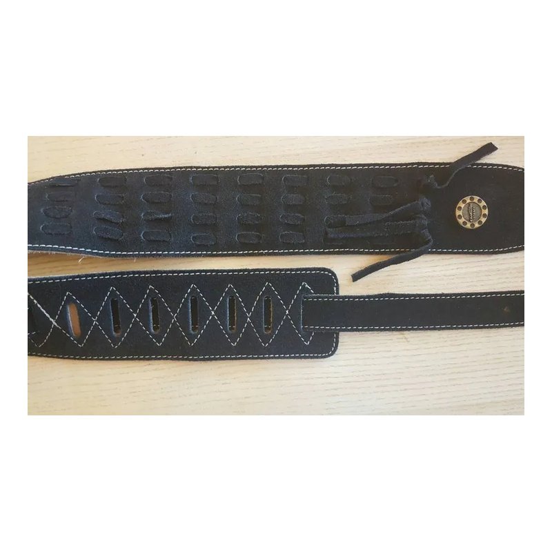 高級麂皮皮革背帶 麂皮背帶 吉他背帶 樂器背帶 背帶 — 三峽配件 / 週邊