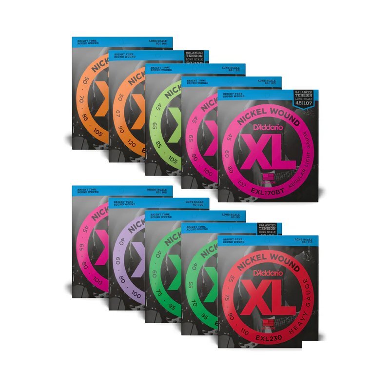 D'Addario Daddario / EXL 系列 電貝斯弦 — 三峽貝斯