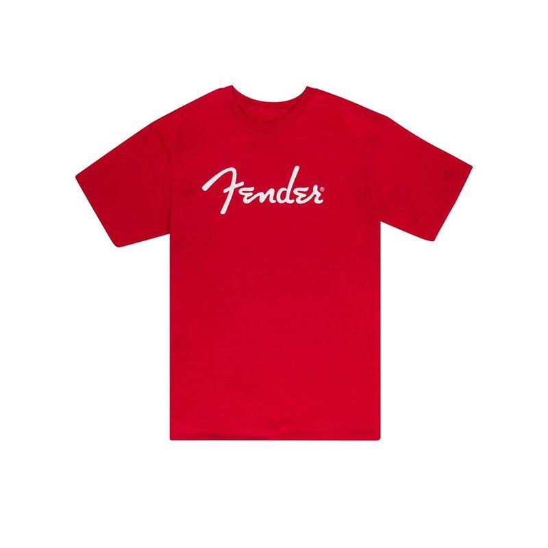 Fender Fender Spaghetti Logo T-Shirt Dakota Red T恤 — 三峽音響 / 音箱