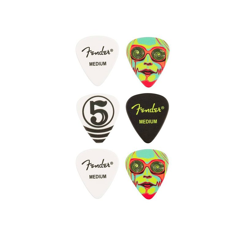 Fender Fender John 5 351 Celluloid Picks 簽名匹克套組 — 三峽配件 / 週邊