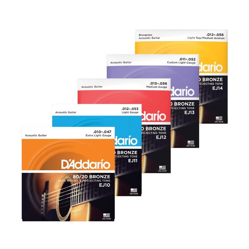 D'Addario D'Addario / EJ 系列 民謠吉他弦(青銅弦) — 三峽木吉他 / 民謠吉他