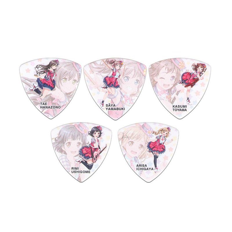 ESP ESP BanG Dream Poppin'Party ver.3 聯名款匹克(五入組) — 三峽音響 / 音箱