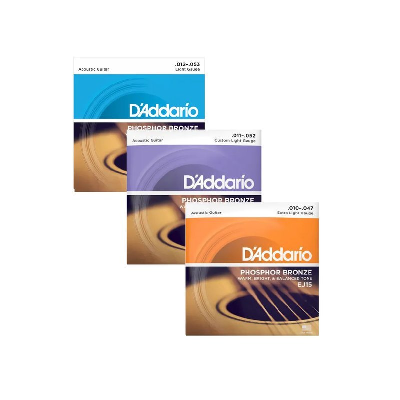 D'Addario Daddario / EJ 系列 民謠吉他弦(磷青銅) — 三峽木吉他 / 民謠吉他