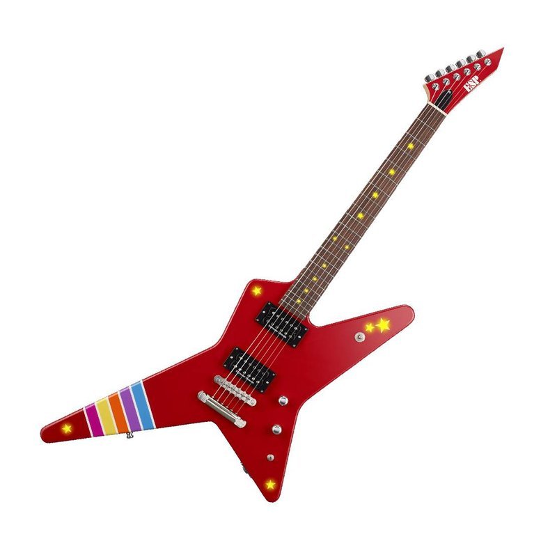 ESP ESP BanG Dream Poppin'Party RANDOM STAR Kasumi III - LED - 電吉他 — 三峽電吉他